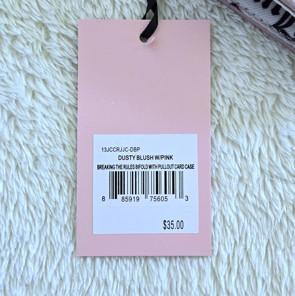 Juicy🍊 Couture "Breaking The Rules" Bifold✌️ Wallet With Pullout Card💳 Case - Picture 16 of 16